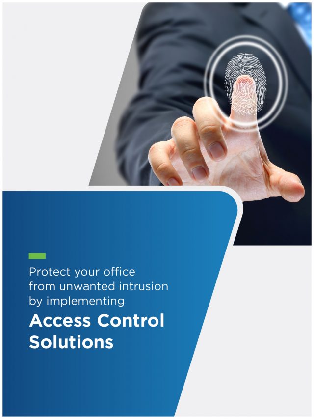 Protect your office from unwanted intrusion by implementing an access control system.